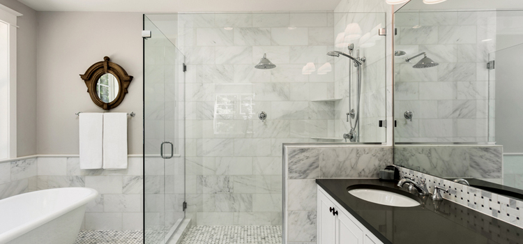 bathroom shower door installation in Morro Bay