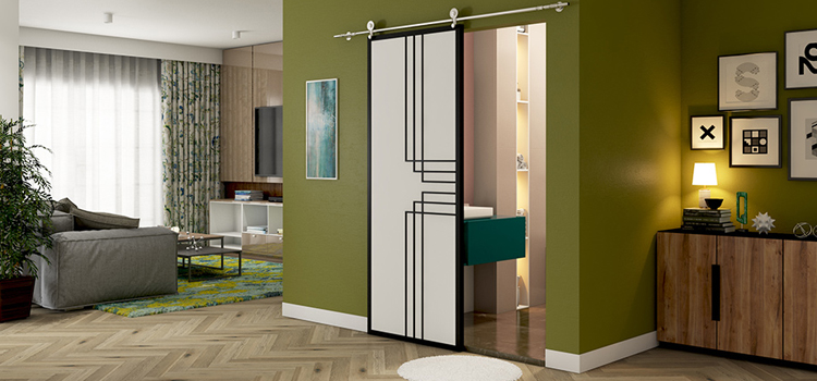 sliding bathroom door installation in Morro Bay